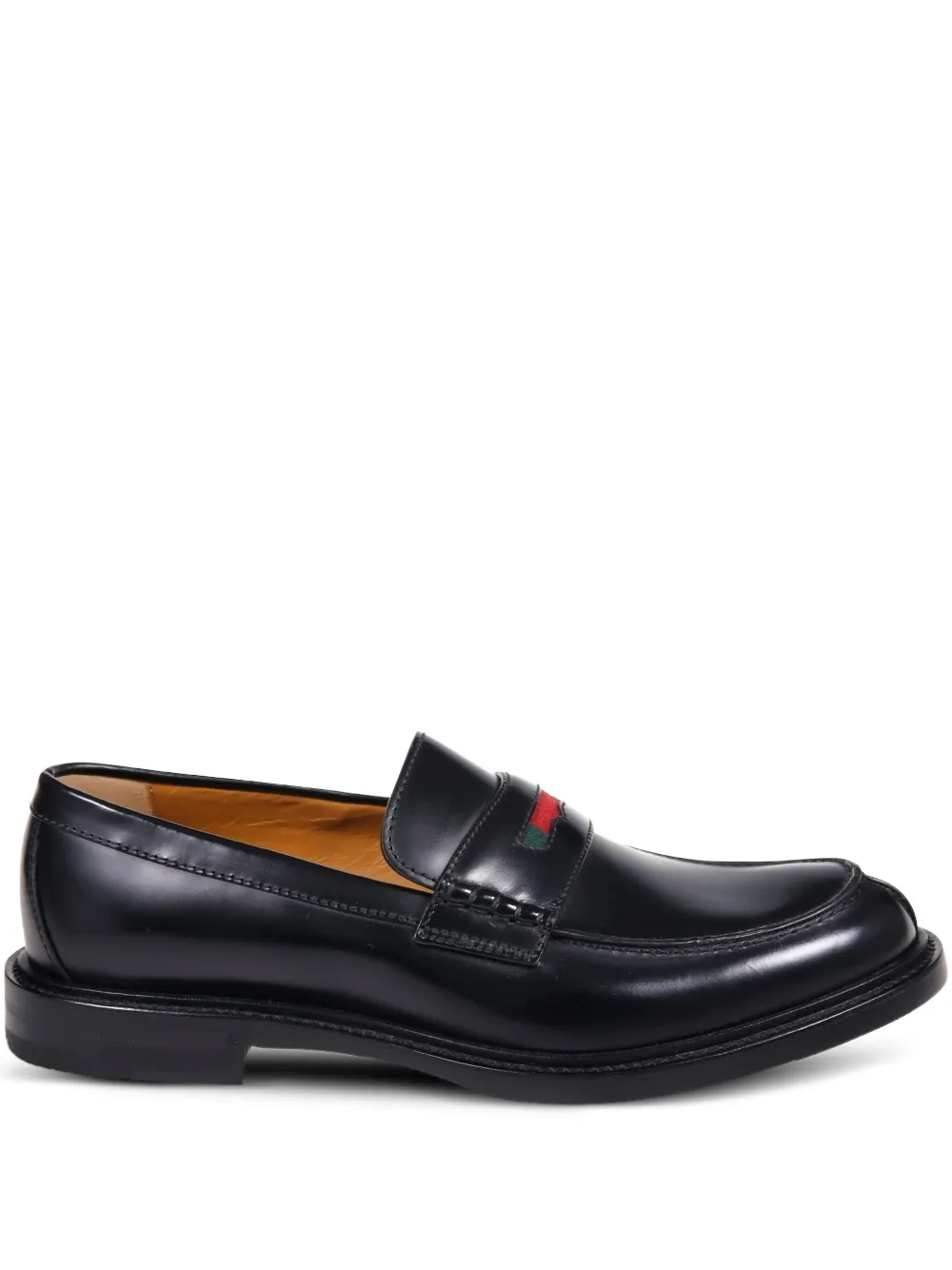 Gucci penny-strap loafers Black