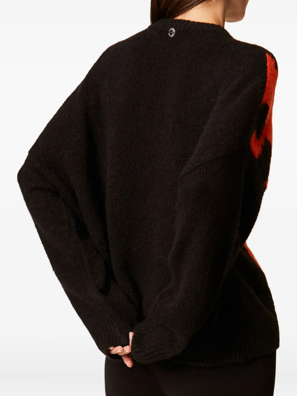 TWINSET Trui met ronde hals Zwart