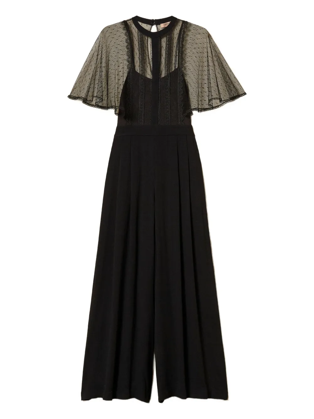 TWINSET combinaison en tulle à coupe ample | noir | Image 1