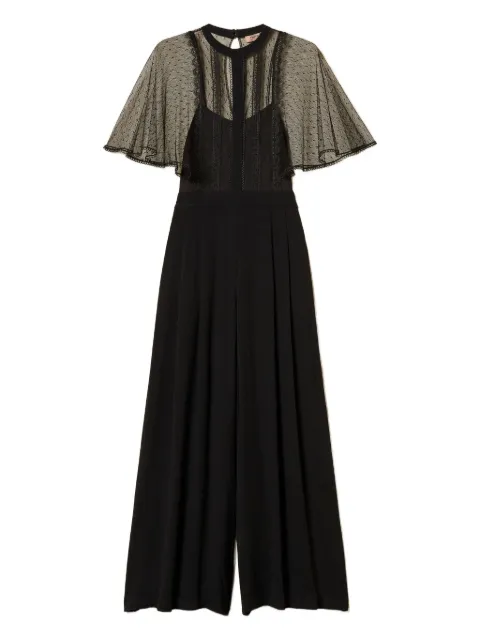 TWINSET tulle wide-leg jumpsuit