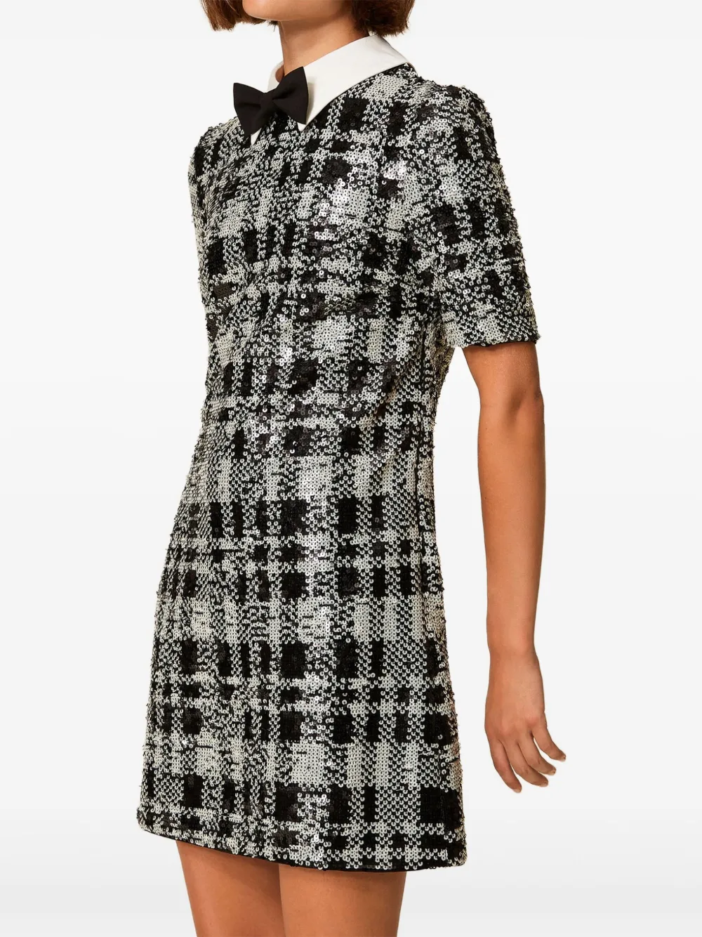 TWINSET Mini-jurk met pailletten Zwart