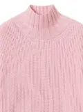 TWINSET ribbed turtleneck sweater - Pink