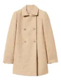 TWINSET sequin-embellished bouclé coat - Neutrals