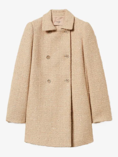 TWINSET abrigo bordado con lentejuelas