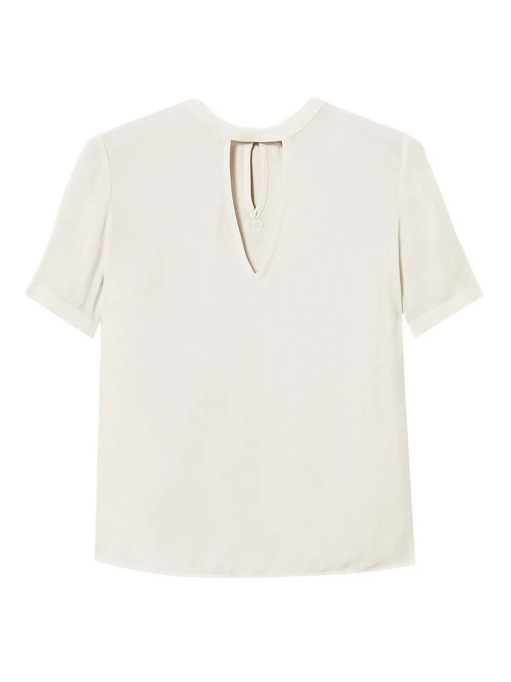 Twinset Keyhole-neckline Blouse In White