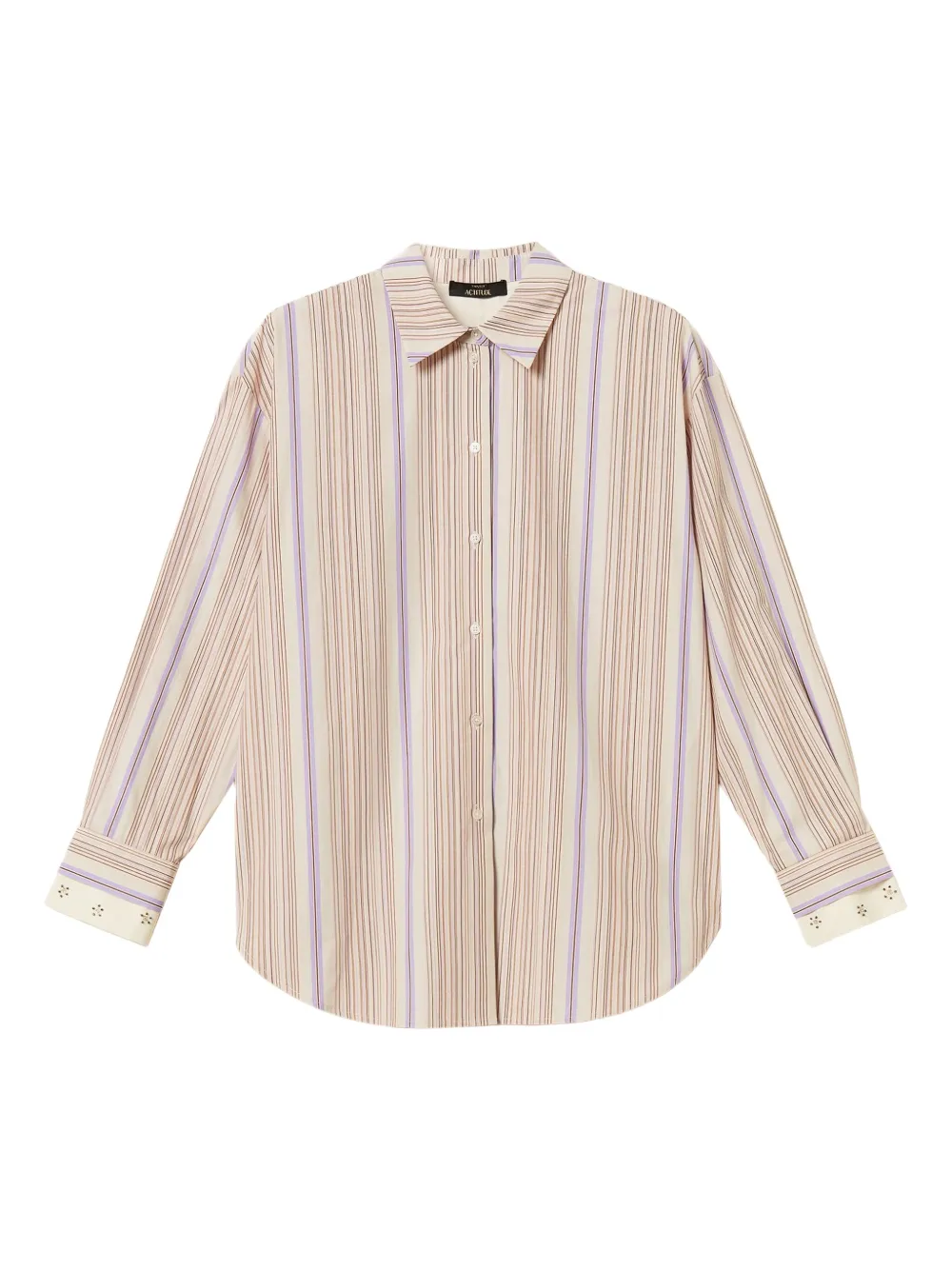 TWINSET Gestreept blouse Beige