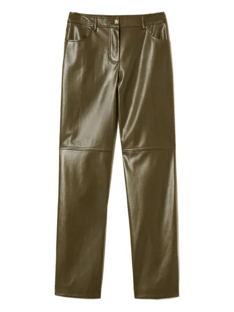 TWINSET panelled zip-fastening trousers