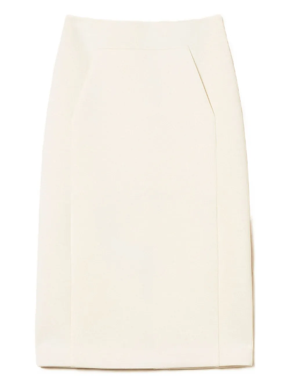 TWINSET Midi-rok met opgestikte zak Wit