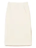 TWINSET patch-pocket midi skirt - White