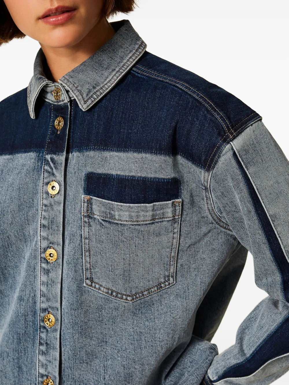 TWINSET Denim blouse - Blauw
