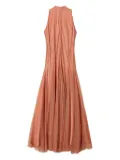 TWINSET polka-dot tulle maxi dress - Pink
