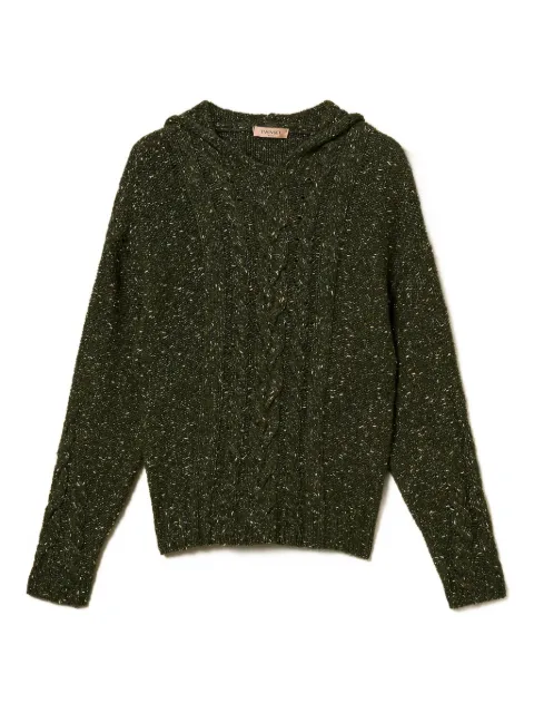 TWINSET suéter en tejido de ochos