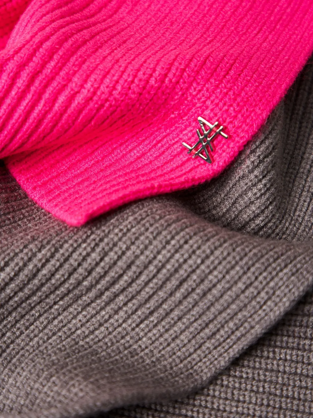 TWINSET Geribbelde sjaal - Roze