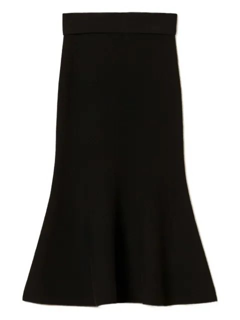 TWINSET knit flared midi skirt