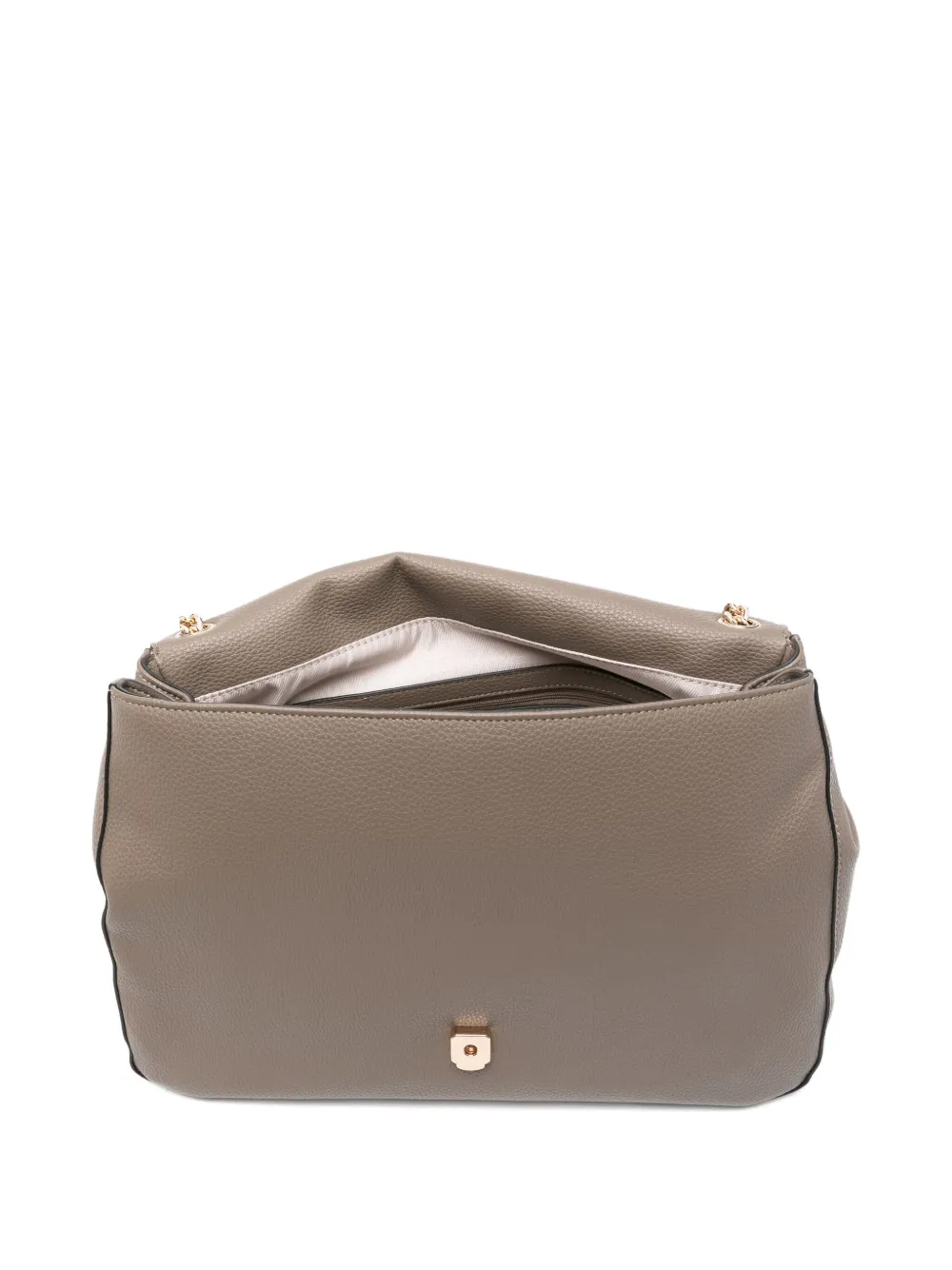 TWINSET Schoudertas met kettingband en omslag Bruin