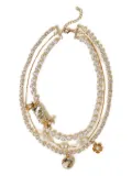 TWINSET crystal-pearl necklace - Gold