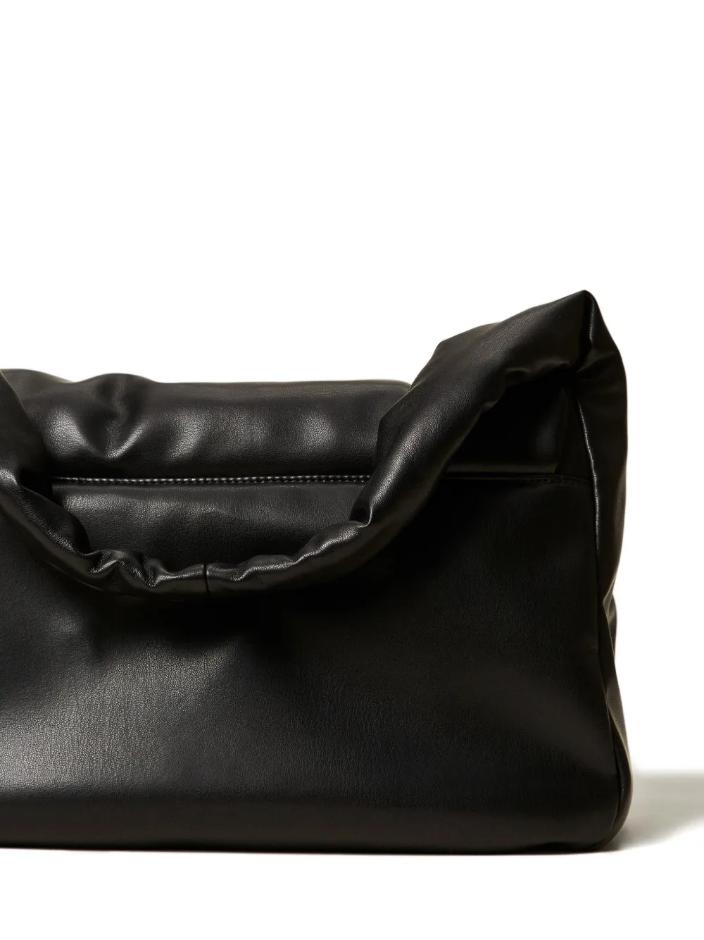 Twinset Padded Top-handle Shoulder Bag In Black
