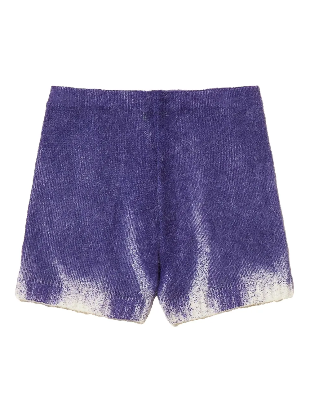 TWINSET ombre wool blend shorts | Purple | Image 1