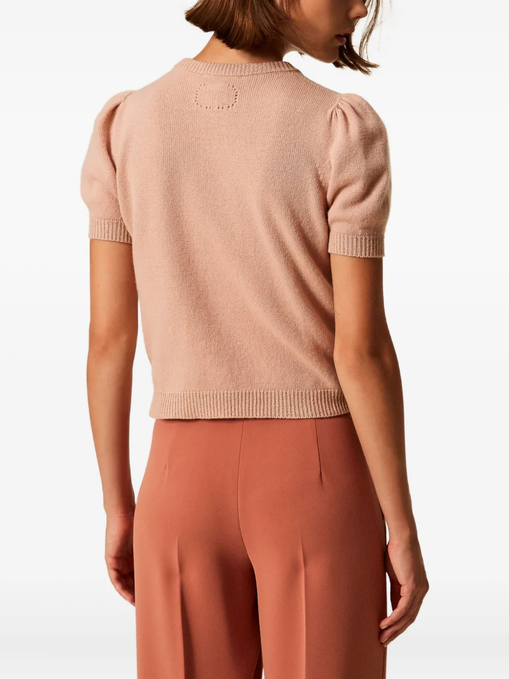 TWINSET Trui met pofmouwen Roze