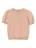 TWINSET puff-sleeve sweater - Pink