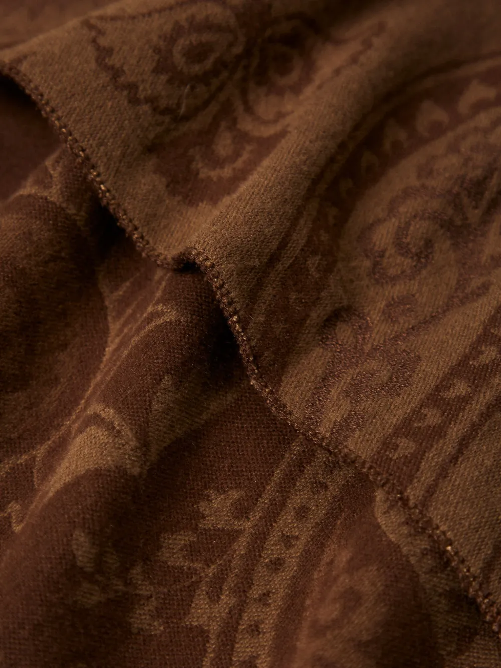 TWINSET Sjaal met paisley-patroon - Bruin