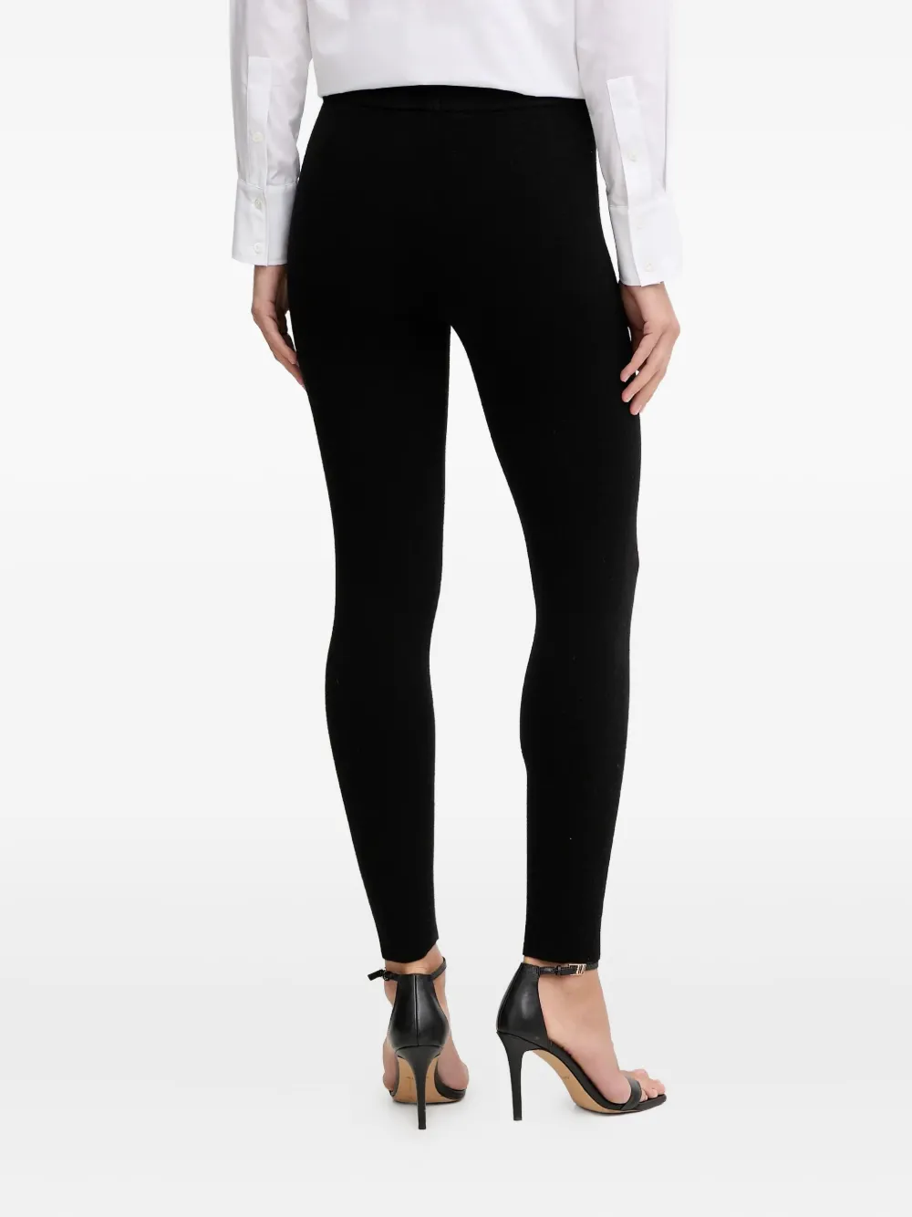 Ermanno Scervino Legging met logoband Zwart