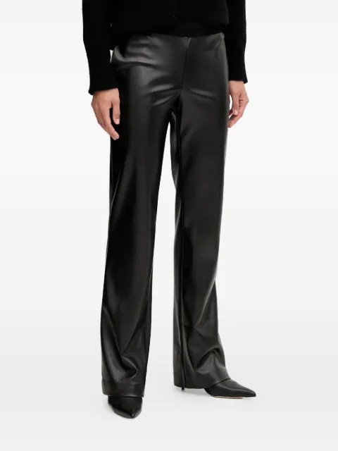 Ermanno Scervino logo-waist straight trousers