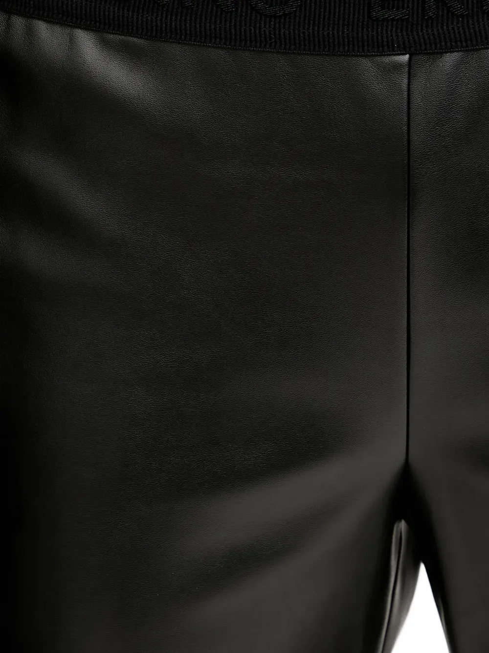 Ermanno Scervino Logo-waist Straight Trousers In Black