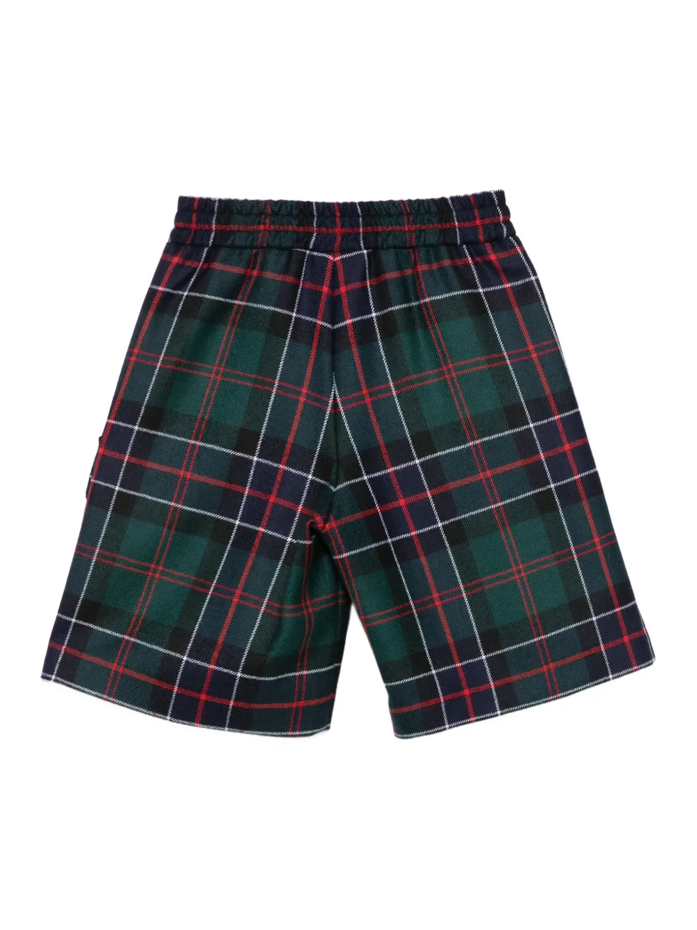 Fendi Kids plaid patch-pocket shorts | Boys Casual Shorts | Image 2