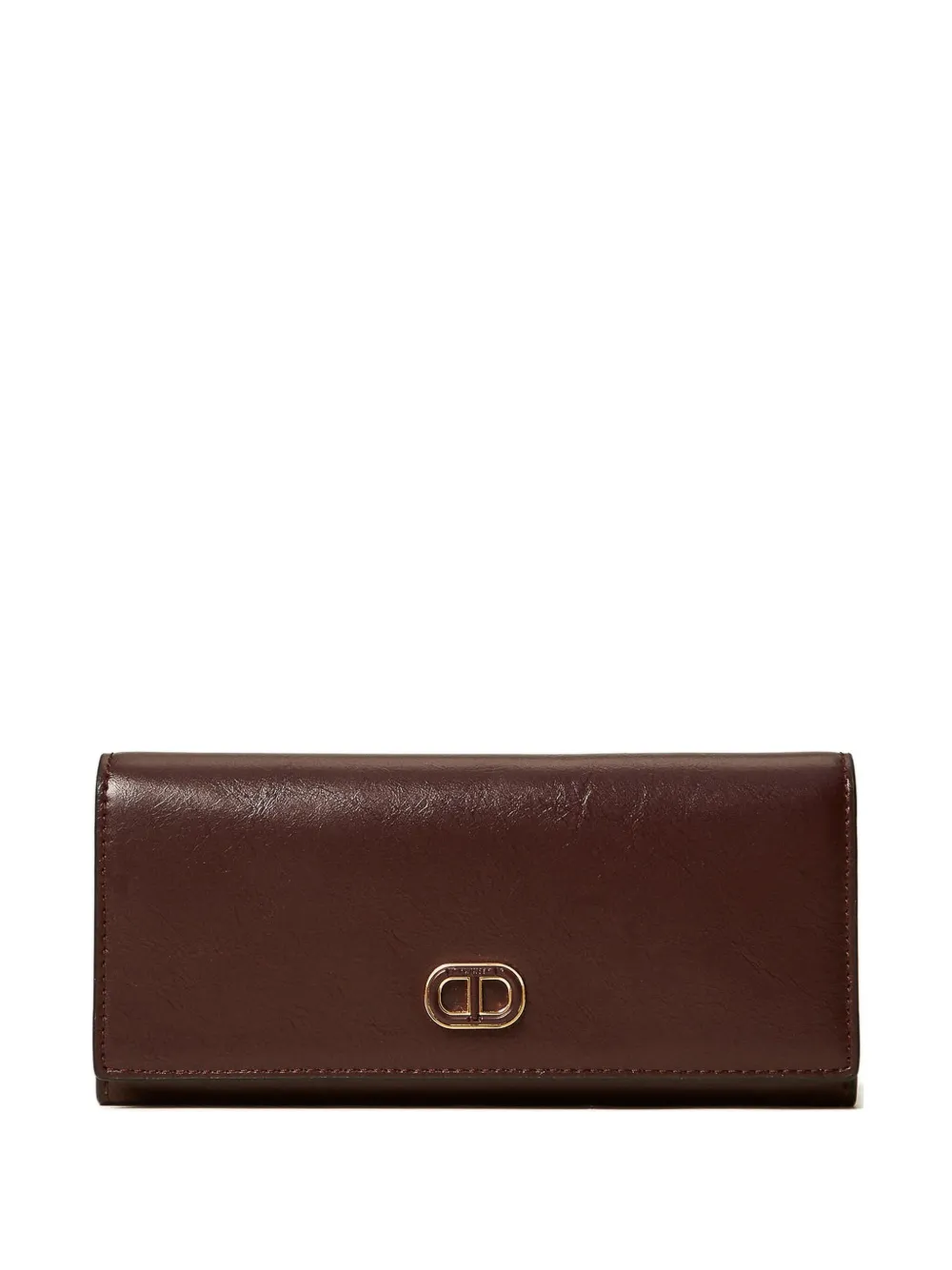 TWINSET double-clasp wallet | Brown | Image 1