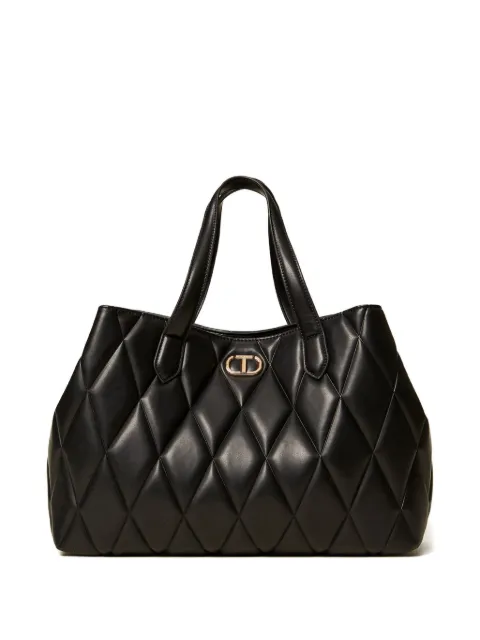 TWINSET quilted detachable-strap tote bag