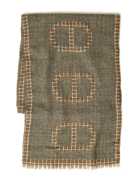 TWINSET checked scarf