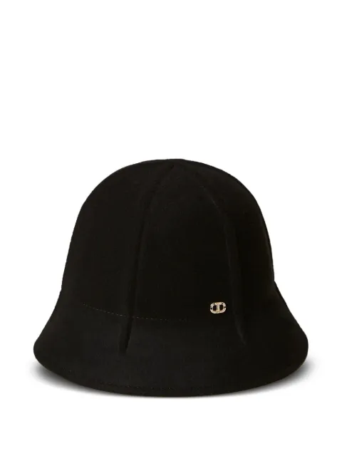 TWINSET embellished cloche hat