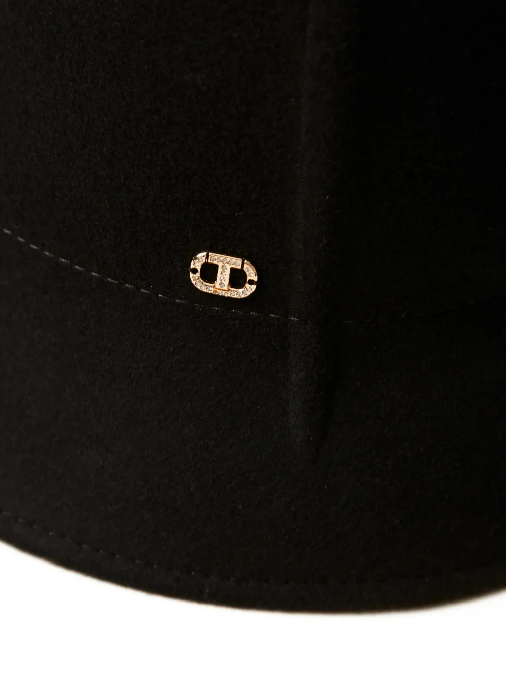 TWINSET Verfraaide hoed Zwart