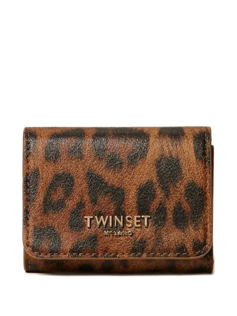 TWINSET leopard-print wallet