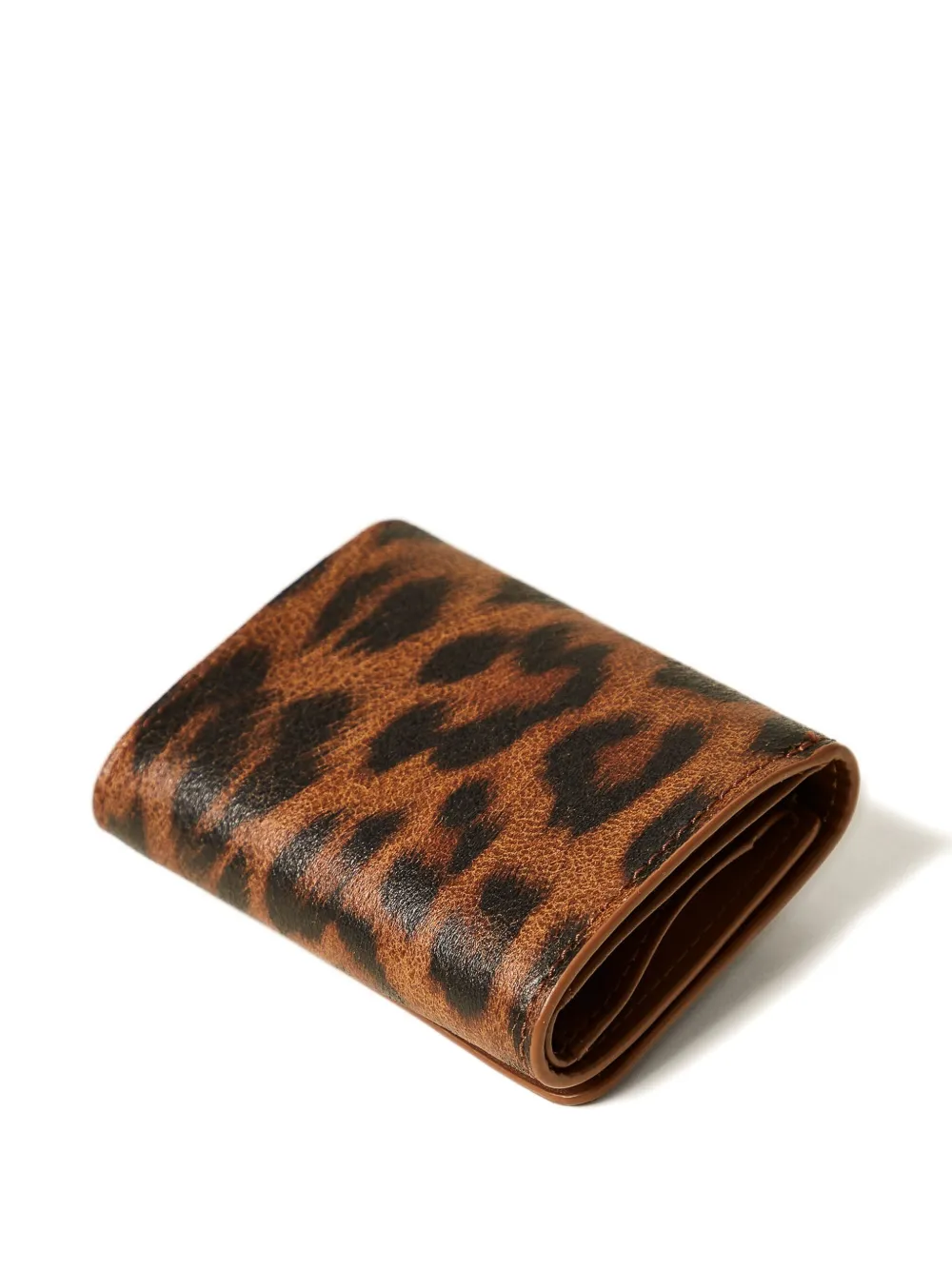 TWINSET leopard-print wallet - Bruin