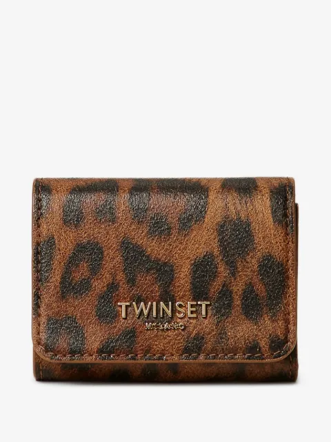 TWINSET leopard-print wallet