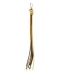 SONIA CARRASCO leather tassel keyring - Brown