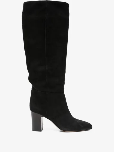 Paris Texas bottines en daim à talon épais