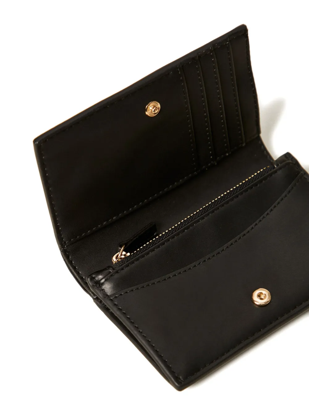 TWINSET logo-appliqué wallet - Zwart