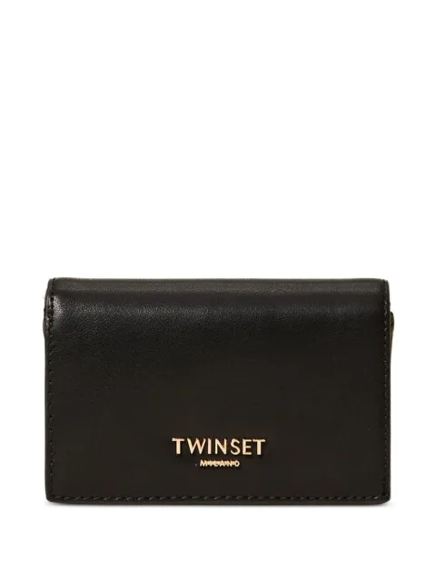 TWINSET logo-appliqué wallet