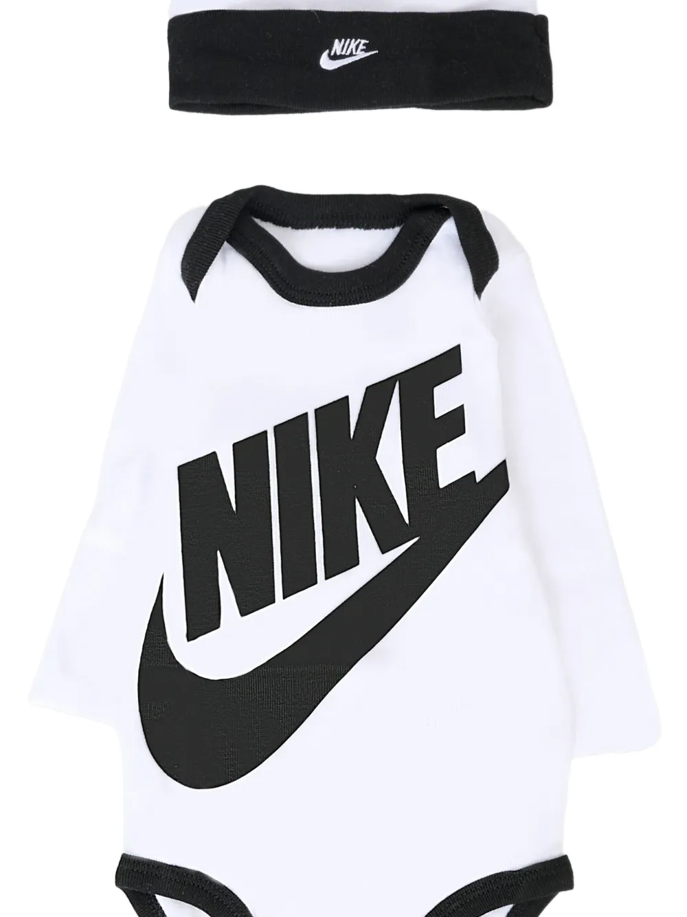 Nike Kids logo-applique babygrow set Wit