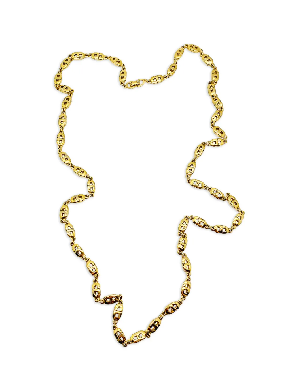 Christian Dior Pre-Owned 1980s CD-motif chain necklace | Image 2