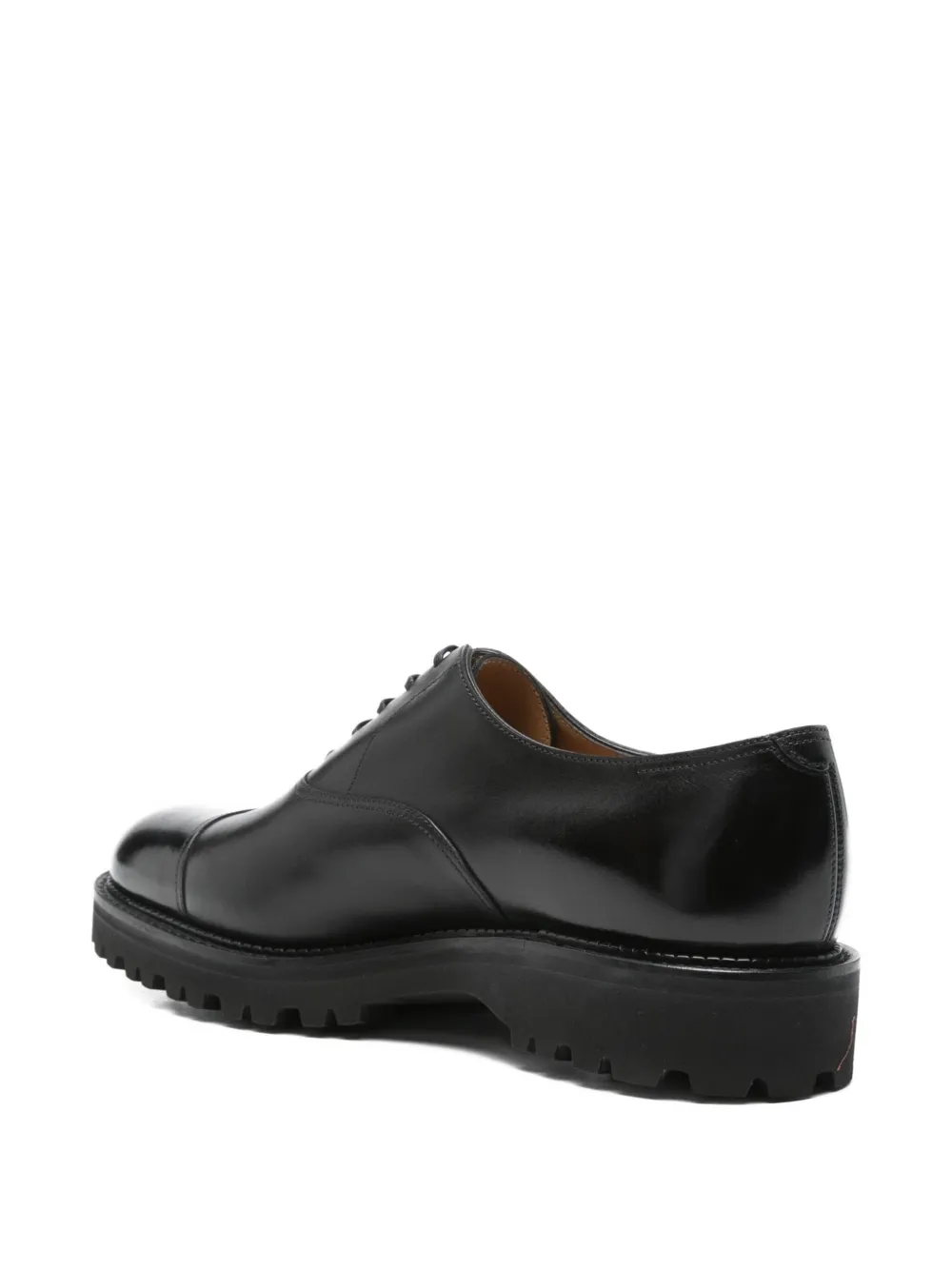 John Lobb Council leren Oxford schoenen Zwart