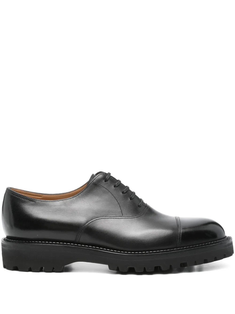 John Lobb Council leather cap-toe Oxford shoes | Black | Image 1