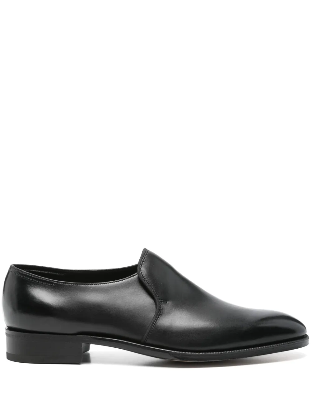 John Lobb leather slip-on shoes | Black | Image 1