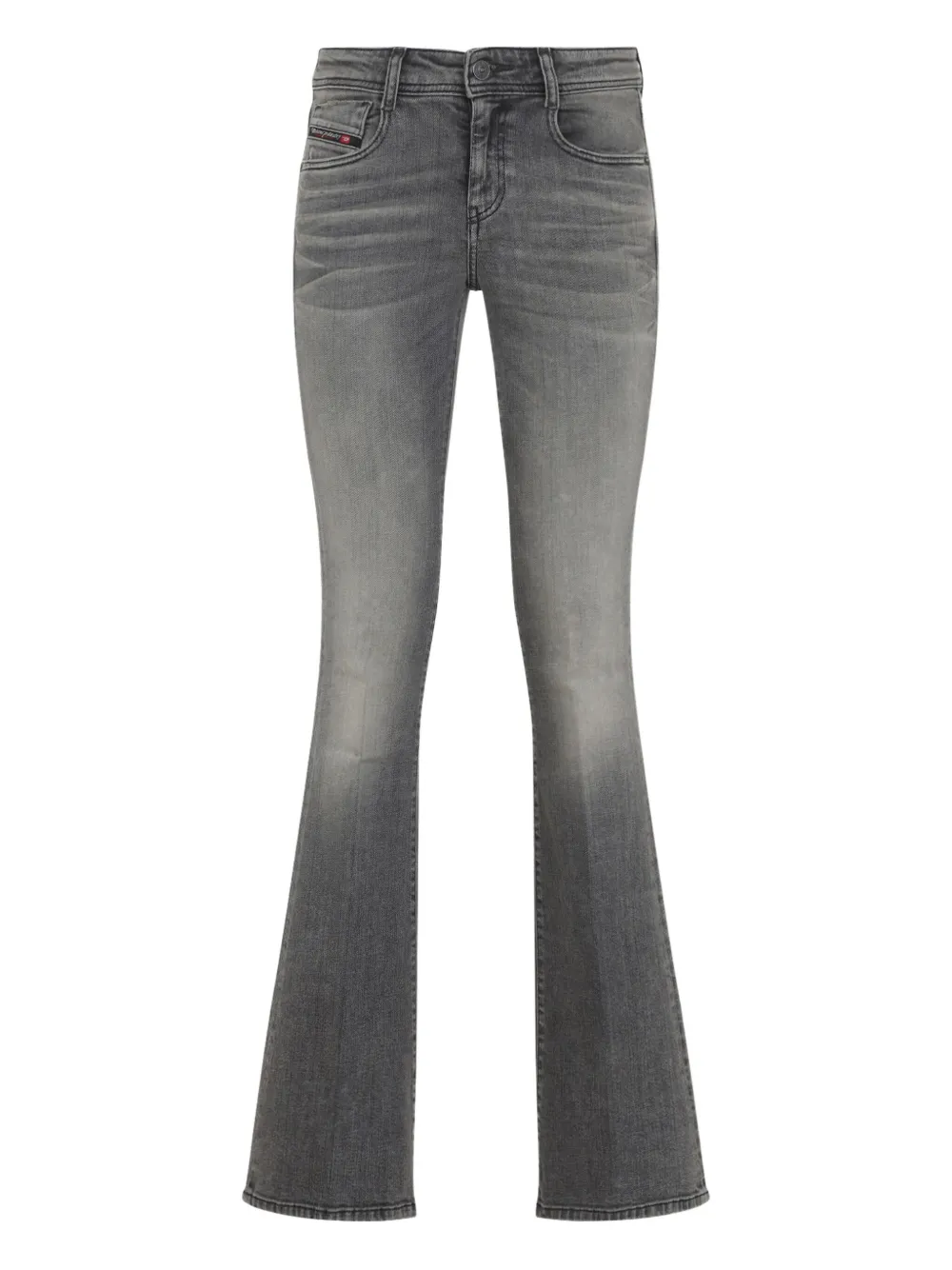 Diesel five-pocket design flared jeans Grijs