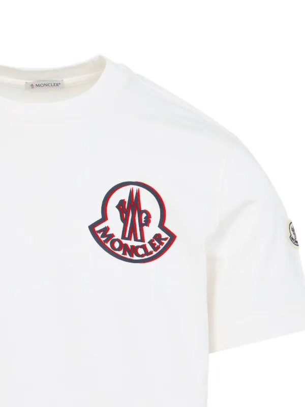 MONCLER ホワイト ロゴ Tシャツ XXXL Moncler T-shirt with logo | Men's Clothing | Vitkac