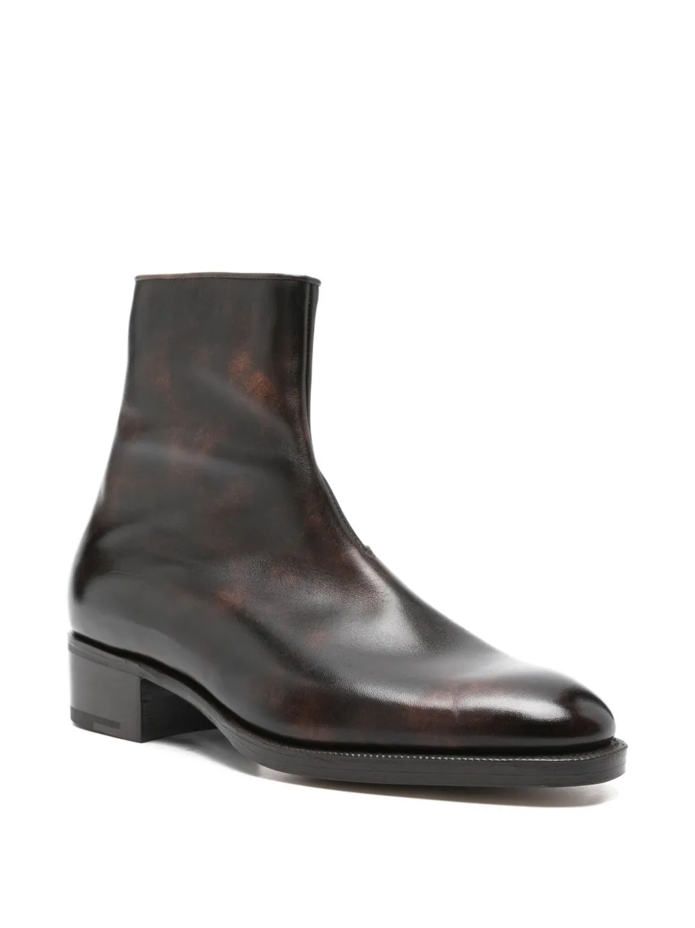 John Lobb leather zipped ankle boots | Chelsea Boots | Image 2