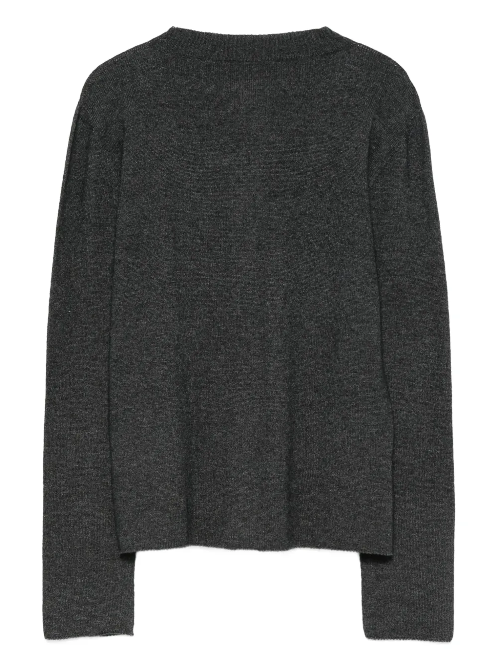 Pre-owned Giorgio Armani 1990s Button-front Cardigan In Gray